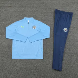 24-25 Manchester City Long Sleeve Training Suit Football Shirts 2