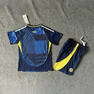 2024 Scotland Home Kid Kits UEFA Euro Children Sets Football Replicas Yupoo 1