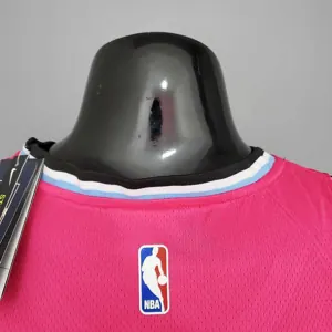 OLADIPO#4 Miami Heat V-neck pink 2