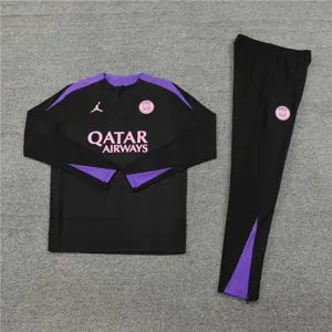 24-25 PSG Player Version Long Sleeve Training Suit Football Shirts 1
