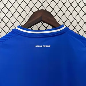 2024 Italy Home Woman Kit UEFA Euro Lady Shirt Football AAAAJersey Supplier 3