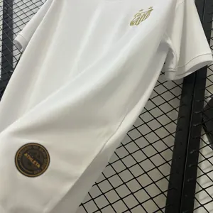 25-26 Santos Pelé White Kit Soccer T-Shirt AAAAJersey Dropship Yupoo 4