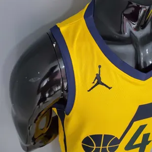 2021 MITHCELL#45 Jazz JORDAN theme yellow 8