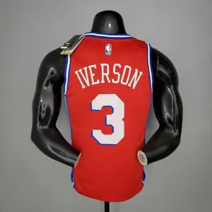 2021 IVERSON#3 76ers Jordan Themed Red 3