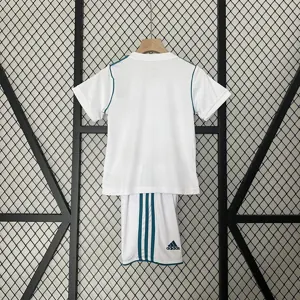 17-18 Real Madrid Home Retro Kids Kit Size-16-28 Soccer Jersey Yupoo 5