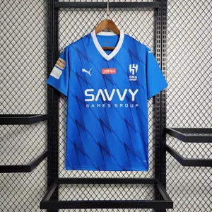 23-24 Al Hilal home size S-4XL Soccer Jersey 3