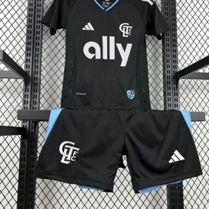 25-26 Charlotte FC Away Kid Kits Soccer AAAAJersey Yupoo 16-28 1