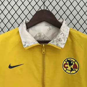 2024 Club America Trench Coat Reversible Windbreaker Double-Sides Jacket Soccer AAAAJersey Yupo 4
