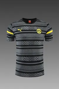 22-23 Dortmund Training Suit Short Sleeve Kit Grey 7