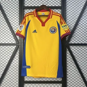 2000 Romania Home Retro Kit Vintage Shirt Soccer AAAAJersey Yupoo