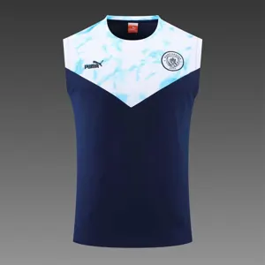 22-23 Manchester City vest training suit kit Royal Blue 17