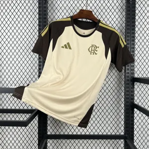 25-26 Flamengo Pre-Match Football T-Shirt AAAAJersey Supply Yupoo
