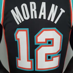 MORANT#12 Grizzlies Retro Black 7