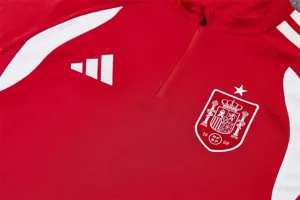 2026 Spain Mens Kit Red Half-Pull Training Suit Yupoo 7 5