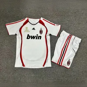 07-08 AC Milan Retro Kid UCL Final Version Kits Sets Jersey Supplier Yupoo 6