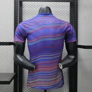 25-26 Barcelona Pre-Match Kit Player Version Striped Shirt Soccer AAAAJersey Yupoo 1