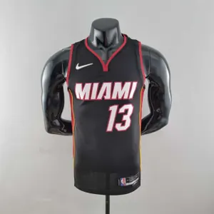 75th Anniversary Miami Heat ADEBAYO#13 black NBA Jersey
