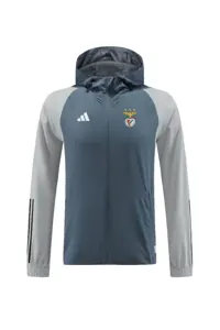23-24 Benfica Gray Windbreaker Hoodie Football Jerseys Yupoo