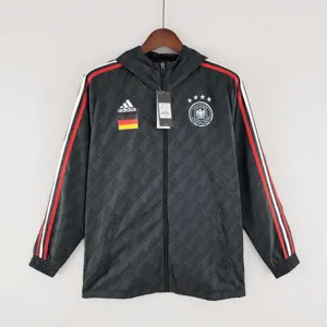 2022 Germany black redwhite Windbreaker