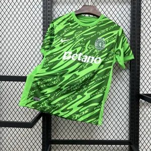 25-26 Sporting Lisbon Green Goalkeeper Kit Football T-Shirt AAAAJersey Supply Yupoo