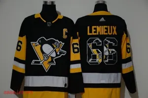 Pittsburgh Penguins printed version ice hockey jersey M-3XL 匹兹堡企鹅印花版冰球服