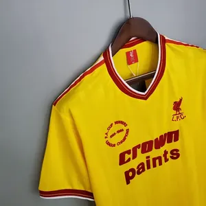 85-86 Retro Liverpool Soccer Jersey Away S-2XL 6