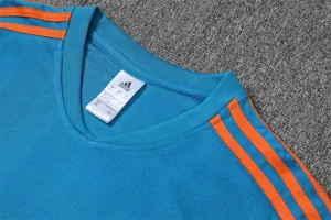 2223 Manchester United Training Suit Short Sleeve Kit Blue 12