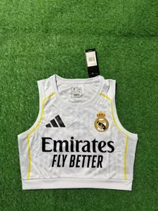 25-26 Real Madrid Home Women's Summer Player Version Kit Lady Vest Apparels AAAAJersey Yupoo