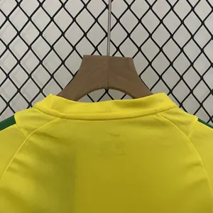 2002 Brazil Home Retro Kids Kit World Cup Shirt Soccer Jerseys Yupoo 9