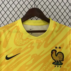 2024 France Goalkeeper Yellow Kit UEFA Euro Football Replicas Yupoo 1