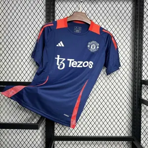 24-25 Manchester United Navy Training Kit Sport AAAAJersey Yupoo 4