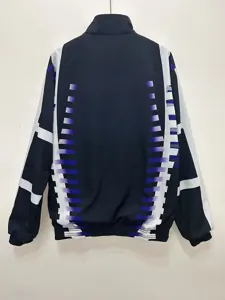 97-98 Real Madrid Retro Trench Coat Reversible Windbreaker Double-Sides Jacket 7