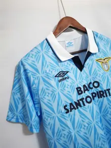 91-92 Lazio home blue 6