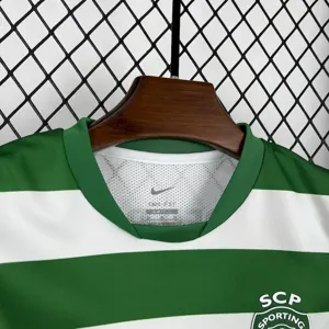 25-26 Sporting CP Home Kid Kits Youth Apparels Soccer AAAAJersey Yupoo 5