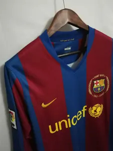 07-08 Barcelona home long sleeves 3