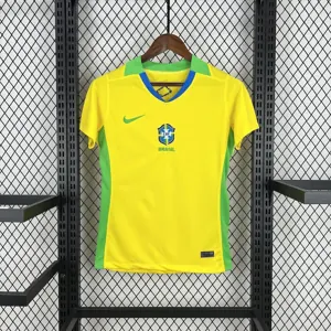 2025 Brazil Home Women Shirt Lady Tee AAAAJersey Supply Yupoo