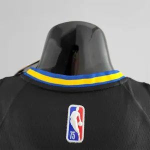 2022 75th Anniversary KUMINGA #00 Warriors City Edition Black NBA Jersey 7