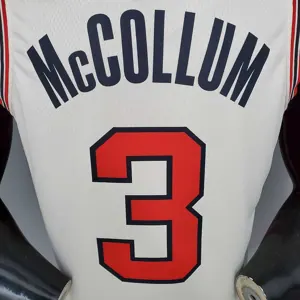 McCOLLUM#3 Portland Trail Blazers Beige 3