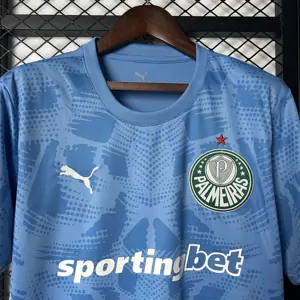 25-26 Palmeiras Goalkeeper Blue Kit Soccer T-Shirt AAAAJersey Wholesale Yupoo 5
