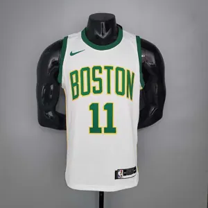 Irving #11 Celtics White Platinum Limited