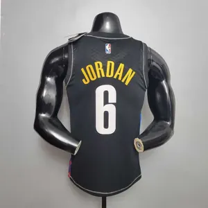 New Brooklyn Nets JORDAN#6 City Edition Black 2