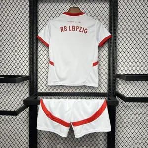 24-25 RB Leipzig Home Kid Kits Youth Apparels Football AAAAJersey Yupoo 1