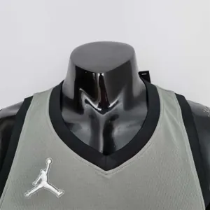 75th Anniversary Irving #11 Brooklyn Nets City Edition Gray NBA Jersey 4