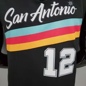 New ALDRIDGE#12 season Spurs City Edition black 1