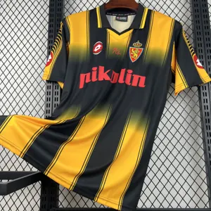 03-04 Retro Zaragoza Mens Away Retro Kit Vintage Soccer T-Shirt AAAAJersey Supply Yupoo 7 4