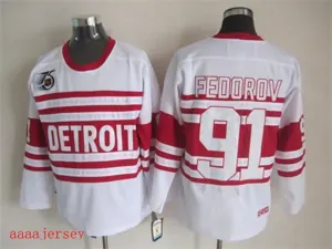 Detroit Red Wings retro ice hockey jersey M-3XL 底特律红翼队复古冰球服 7