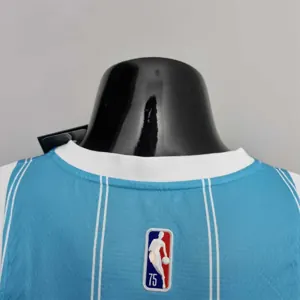 75th Anniversary Ball #2 Charlotte Hornets Blue NBA Jersey 4