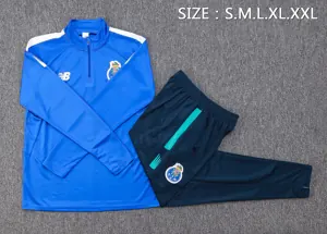 23-24 Porto Long Sleeve Kits Blue Training Suits Football Jerseys Yupoo 1