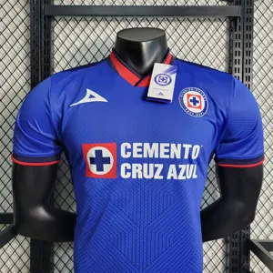 23-24 Cruz Azul Home Blue Kit Player Version Shirt Football Shirts Yupoo 5