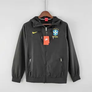 2022 Brazil black windbreaker